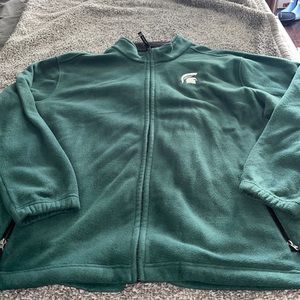 Mens Michigan State soft zip up jacket